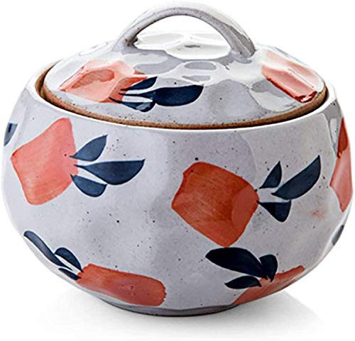 Cazuelas con Tapas Cacerola para Sopa Mini estofado Olla para Sopa Utensilios de Cocina saludables Olla para cocinar (#4 9.5x11.5cm(4x5inch))