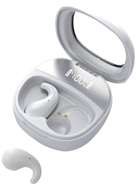Xmenha Mini Wireless Kopfhörer in Ear unsichtbar klein Kopfhörer kabellos Bluetooth schnurlos Ohrhörer Noise Cancelling Kopfhörer zum Schlafen in Ear Schlafkopfhörer für kleine Ohren Seitenschläfer
