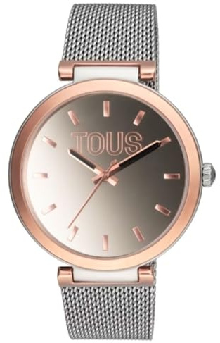 TOUS Watches s-Mesh Reloj para Mujer Analógico de Cuarzo con Brazalete de Acero Inoxidable 3000132100