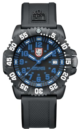 Luminox - Mens Watch - Original Navy SEAL 3050 Series 44 mm - X3.CZ53 - Mens Dive Watch - Swiss Quartz - Swiss Made - 200M Water Resistant - Hardened Mineral Crystal - CARBONOX Screw-On Case - Genuine