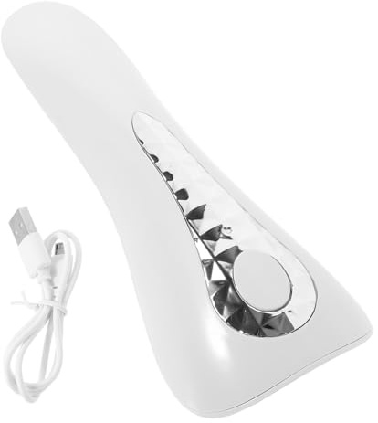 WOFASHPURET Wiederaufladbare Kleiner Gel Nagellampe USB Tragbarer Nageltrockner Hand Manikürtrockner mit Timer für UV und LED Gelkleber Zuhause Zufälliger Stil