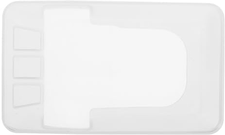 GALPADA Custodia protettiva in silicone trasparente impermeabile per E-bike Lcd display flessibile antiurto bicicletta tacho protezione da pioggia polvere e graffi Chiara protezione display della
