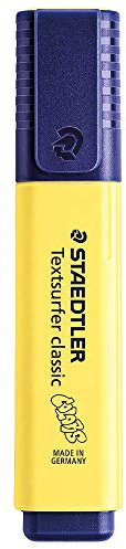 Staedtler Textsurfer Classic Colors, Gelb Boden, Schwarz