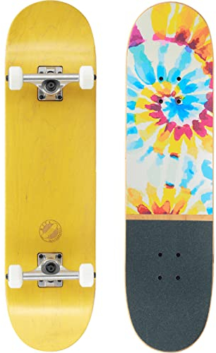 Komplett Skateboard von BTFL, ABEC 9 Kugellager, kanadischer Ahorn + Cooles Griptape, 8.125“ Board für Anfänger, Geschenke für Kinder, Skateboard für Erwachsene und Kinder ab 6 Jahre, Fusion