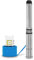 EBERTH Pompa per pozzi profondi 4 Pompa per pozzi in acciaio inossidabile, pompa sommersa per pozzi pompa sommergibile 550W, Diametro pompa 4 pollici 10cm, Cavo 20m, Prevalenza max. 43m, con filtro