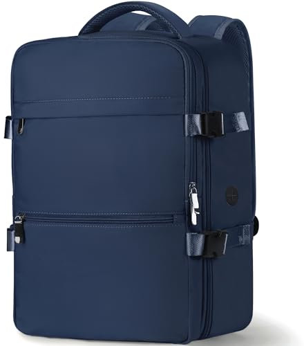 WOUIYO Zaino Ryanair 40x30x20 Bagaglio a Mano 40x30x20 Zaino per Ryanair Wizz Air Zaino da Viaggio Aereo 24L Borse da Cabina Aereo Approvato per il volo Rucksack Valigia Zaini