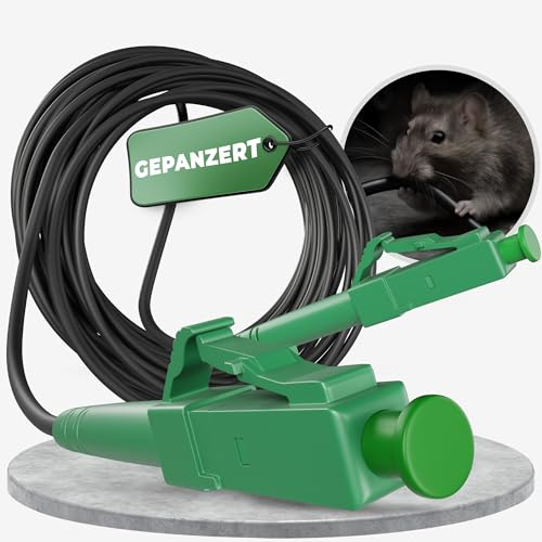 Conectra - Cavo in fibra ottica blindata da 10 m LC/APC a LC/APC compatibile con Telekom, Fritzbox, Cavo di prolunga in fibra ottica schermata per FTTH, cavo in fibra ottica per modem patch