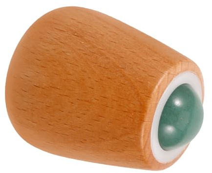 SHERCHPRY Roller Promotes for Massage with Face and Eye Handle Wood Jade Puffiness Facial, Soothes Relaxation Sore Muscles Salon and Home Use