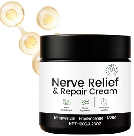 Nudorpn Crema nervosa, 120 g, crema idratante naturale con forza extra, lozione per mani e neuropatia, piedi, articolazioni, muscoli, per la cura delle articolazioni, lombi, collo, unisex