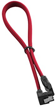 CableMod CM-CAB-RSAT-N30KR-R ModMesh Cable de ángulo Recto SATA 3 - Negro