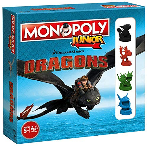 Monopoly Junior Dragons - Das berühmte Brettspiel vereinfacht für Kinder ab 5 Jahren