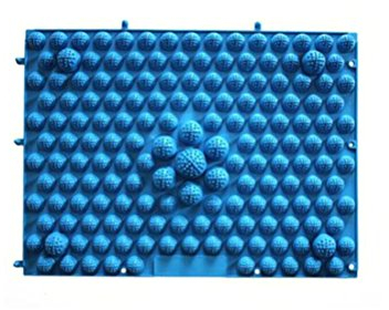Ultnice - Tappetino massaggiante per i piedi, per rilassarsi, per la cura dei piedi e la salute (blu)