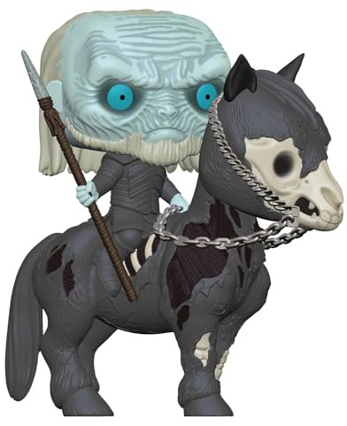 Funko Pop! Rides: Game of Thrones : White Walker On Horse - Vinyl-Sammelfigur - Geschenkidee - Offizielle Handelswaren - Spielzeug Für Kinder und Erwachsene - TV Fans - Modellfigur Für Sammler