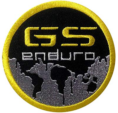 LipaLipaNa GS Enduro Racing Motocross Dirt Bike Adventure Aufnäher Besticktes Patch zum Aufbügeln Applique Souvenir Zubehör