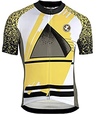 UGLY FROG Nationalflagge Vertikale Streifen Herren Fahrradtrikot,Outdoor Männer Kurzarm Radtrikot Jersey/Fahrradbekleidung, Schnell Rocknend Fahrradkleidung Für Rennrad,Radsport Shirt