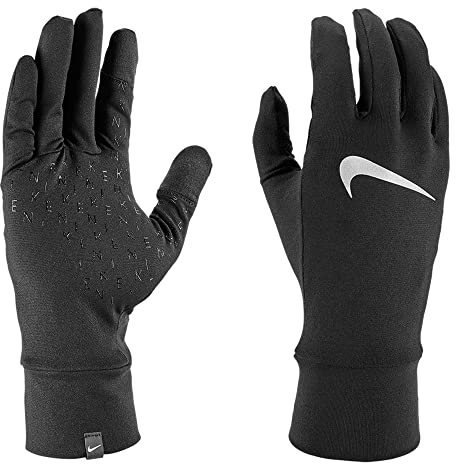 Nike Guanti-9331-96 Guanti, 082 Black/Black/Silver, S/M Uomo