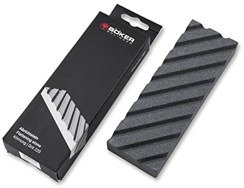 Böker Solingen® Abrichtstein Aus Siliziumkarbid Körnung 220 - Abrichtstein für Wasser-Schleifsteine - Läpp-Stein für Belgischen Brocken, Corticule & japanische Wasserschleifsteine