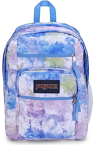 JanSport Big Student, stor ryggsäck, 55 L, 43 x 33 x 25 cm, 15in laptop compartment, Batik Wash