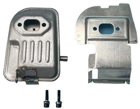 AOKLEY Kit DE SILENCIADOR Completo OM36 61200061R SE Adapta A EMAK OLEO-Mac OM43 Sparta 36 43 PRE 2015 DESBROZADORA DESBROZADORA DE Escape