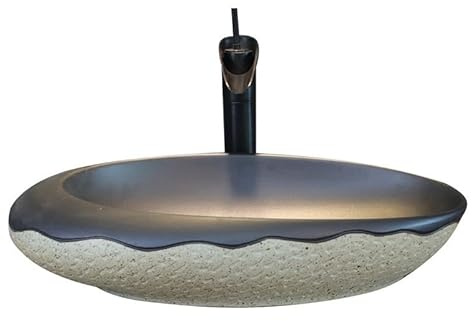 Bathroom Countertop Vanity Sink Washbasin Ceramic Home Bathroom Countertop Oval Art Above-ground Basin European Style Washbasin Single Basin Bathroom Vanity Vessel Sink