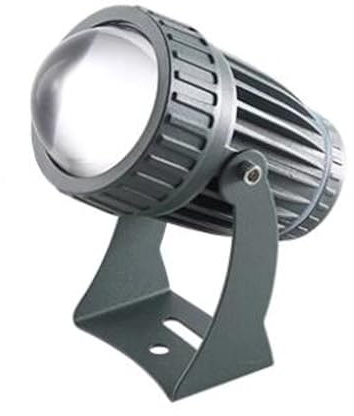 THEGA Projecteur Sol Lumières - Spot LED Exterieur, Lampe Murale d'extérieur à Faisceau LED AC 220 V, projecteur à Faisceau étroit étanche Ip67, Support réglable à 180 ° lumière au Sol(White,10W)