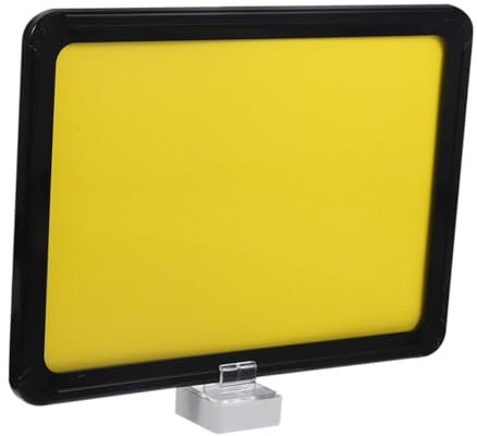 NUOBESTY Magnetisches Regal-identifikationsschild Schwarzrahmen Leichtes Praktisch Für Supermarkt Werbung Und Preisetiketten Guide Board Für Verkaufsstelle