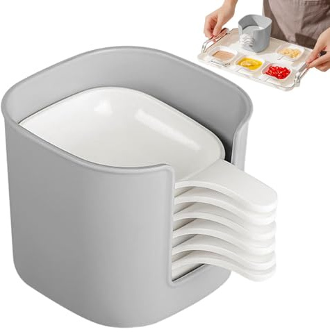 Genérico Placas de aperitivo, placa de bocadillo con mango, Bocadillos platos rectángulo con mango, Plato de hueso de salto seguro reutilizable platos en el hogar