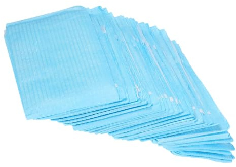 Ipetboom 60stücke Lätzchen für Senioren und Einweg zum Schutz der Kleidung Beim Essen Leicht Anzuziehen Entsorgen für Ältere Menschen