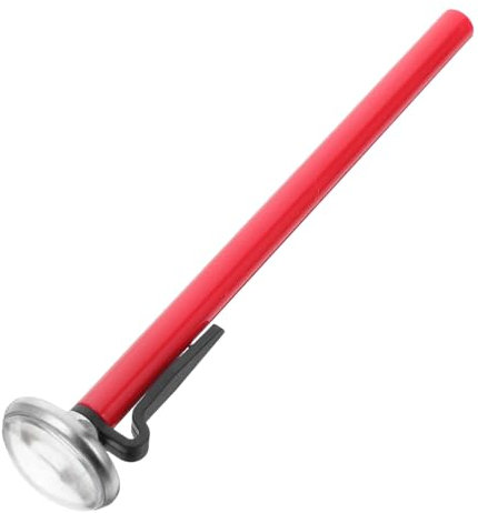 KOCKSHION Milchaufschäumthermometer Ofenfestes Thermometer Aus Edelstahl Genaues Lebensmitteltemperaturmessgerät Für Kochen Backen Und Braten Von Fleisch Kuchen Und Milch