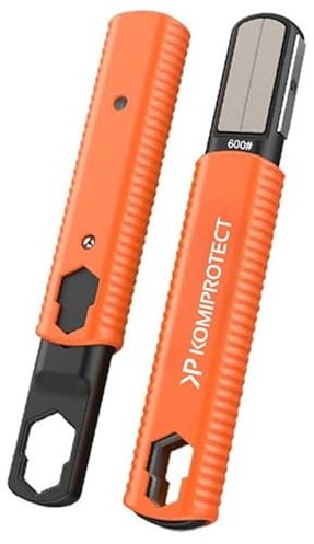 Komiprotect Affilalame Professionale CUTLINE KP – Affila Forbici, Coltelli e Lame da Potatura – Sistema di Affilatura Manuale Preciso e Sicuro – Per Casa, Cucina e Giardinaggio