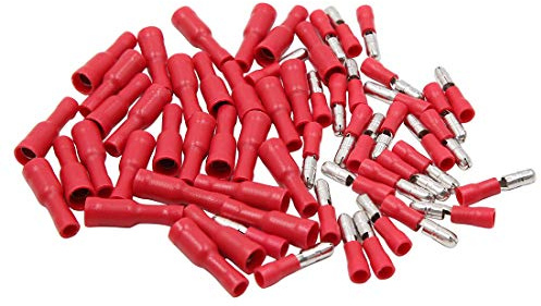 sourcingmap 30pcs DC 12V Connector Insulated Crimp Terminals for Electrical Wire