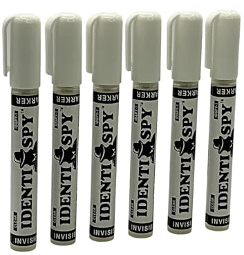 Black Light World IDSPY INVISIBLE INK MARKERS 6 PACK