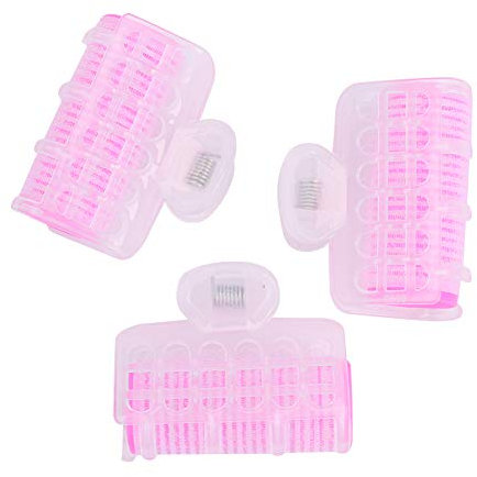 CENPEK 9Pcs Rulli per Capelli in plastica Bigodini per Capelli Self Grip Clip per Parrucchieri Strumenti per arricciare i Capelli Ricci per Fai da Te o bigodino per Parrucchieri per Donne Signore