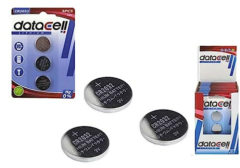 BigBuy Tech Bouton Lithium Cr2032 (Blister 3 Piles), Multicolore (Couleur Baby 13812)