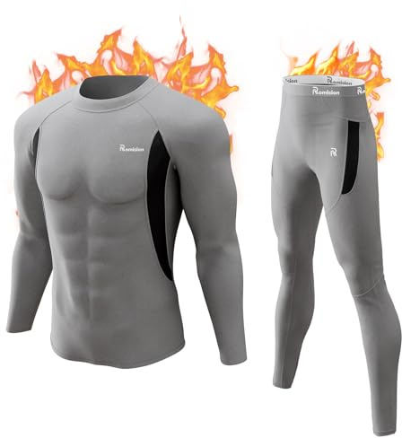 romision Thermal Underwear for Men Long Johns Set Hunting Gear Base Layer