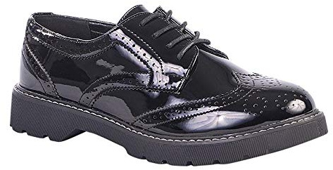 Boulevard Womens/Ladies Brogues (6 UK) (Black)