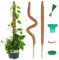 Vicloon Tuteur Plante, 2pcs Tuteur Monstera, 64cm Tuteurs Coco, Support Plante Grimpante Pliable pour Plantes Monstera Extension Maison Jardin de Support de Plantes
