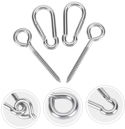 TOYANDONA 1set Ganci Molla Per Sospensione Amaca Accessori Per Sedia Da Gioco Kit Di Fissaggio Per Interni Ed Esterni