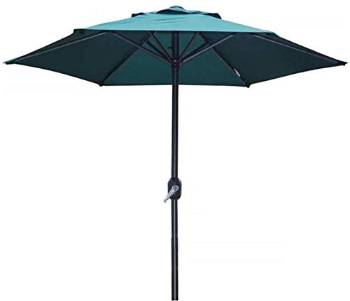 SNHHNSW Sonnenschirme für den Garten im Freien, Gartenschirm, Sonnenschirm, 2 m, Terrassenschirm mit Kurbel, stabile und Feste Struktur, UV-Schutz, für Gartenbalkon im Freien