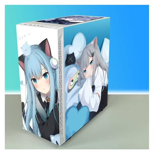 Caja ATX, Caja For Juegos De PC De Torre Media ATX/M-ATX - Puerto USB 3.0 De E/S Frontal - Panel Lateral De Vidrio Templado - Admite Refrigeración por Agua - Posición For 8 Ventiladores