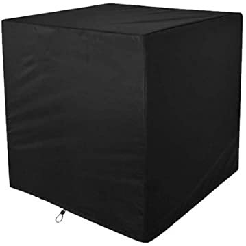 Abdeckung für Gartenmöbel, 87 x 87 x 77 cm, wasserdicht, winddicht, UV-beständig, strapazierfähig, 420D-Oxford, rechteckig, Terrassentisch und Stuhlabdeckung