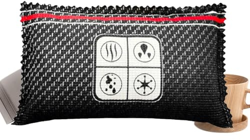 Confezione deumidificatore, assorbitore di umidità per auto - Borsa assorbente 'umidità in silicone - Deumidificatore per interni auto riutilizzabile, borsa deumidificatore disseccante a co co