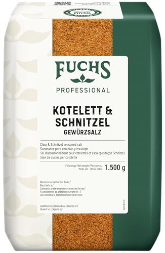 Fuchs Professional - Sale da cucina per cotolette | 1500 g | Mix di condimento alla griglia per fritture fritte | Per professionisti Ho.re.ca e ristoranti