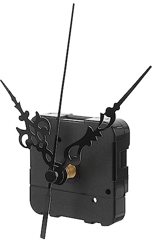 DIYEAH Kit di Ricambio Meccanismo Orologio a Batteria Movimento Antiorario, Lancette in Ferro e Plastica, Prestazioni Costanti per Progetti Fai-da-Te Orologi da Parete