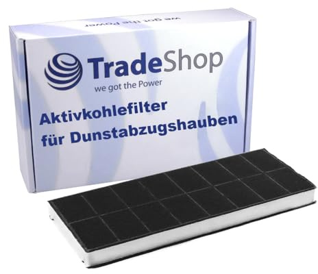 Trade-Shop Aktivkohlefilter 425x170x30mm kompatibel mit Bosch 296178 00296178 00352953 00460028 00460088 DHZ3406 / Ersatzteil für Dunstabzugshauben