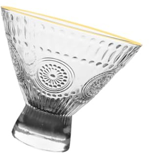 TOPPERFUN 1 Stück Eisbecher Stroh Mousse Cup Smoothie-becher Dessertbecher Vereist Eiscreme Kalt Mini-tasse Eisgläser Dessertschalen Bleifreies Kristall Wiederverwendbar