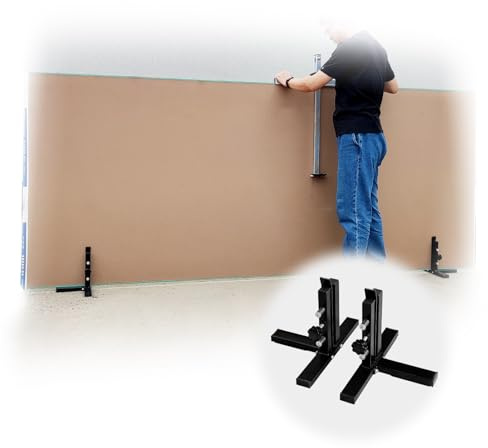 Zozen Supporto Taglio Cartongesso Staffe Regolabili MDF/Compensato/Pannello | Adatto per pannelli da 1/4, 3/8, 1/2 e 5/8Aiuto taglio cartongesso,Pareti/Soffitti,Posizionamento stabile.