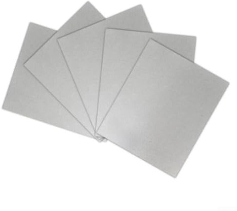 Usual - Foglio di ricambio in mica per microonde, copertura guida d'onda per forno a microonde, piastra in mica isolante ad alta temperatura, confezione da 10