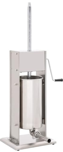Generico Insaccatrice Manuale Argento 15 L in Acciaio Inossidabile,Elettrodomestici