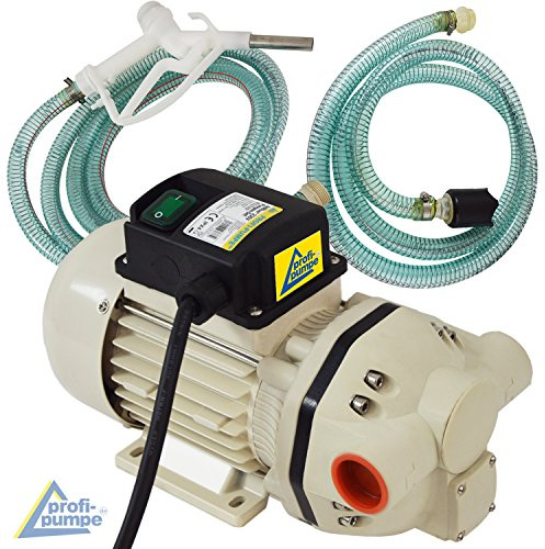 Kit Pompe AdBlue 230 V Auto-Amorçante Urea Acides Organiques avec Tuyau d'Aspiration et de Refoulement, Pistolet de Distribution et Accessoires de Raccordement 40lpm (Kit AdBlue® 230V)